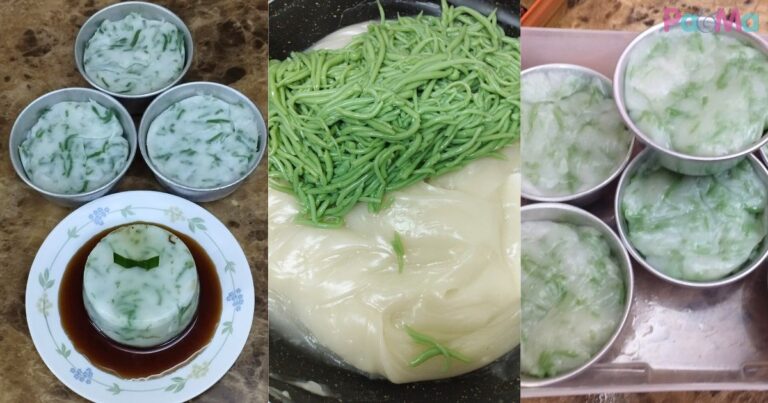 Resipi Kuih Tepung Cendol, Makan Dengan Air Gula Melaka, Lain Macam Sedapnya!