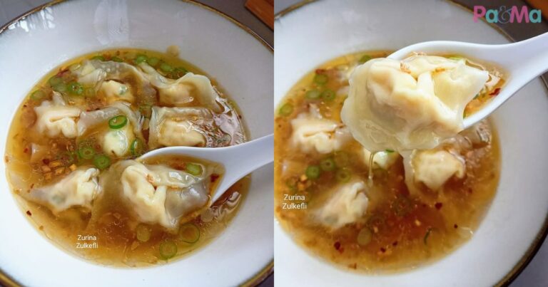 Sedar-Sedar Dah Kenyang, Menu Sup Wantan Pedas & Masam Macam Ni Memang Layan!