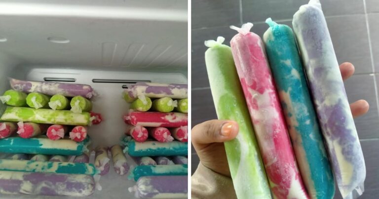 Resipi Aiskrim Kesukaan Anak-anak, Siap Ada Filling Cream Cheese. Sekali Buat, Dapat 60 Batang!