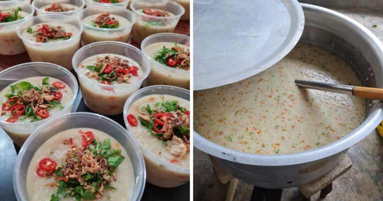 Sayang Nasi Banyak Tak Habis,  Daripada Terbuang Begitu Je Elok Dibuatkan Bubur!