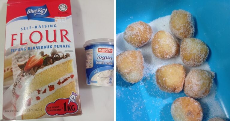 Donut Ball 2 Bahan, Mudah Dibuat & Comel. Sesuai Sangat Jadikan Kudapan Untuk Anak-anak!