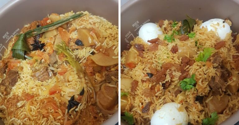 “Anak 5 Tahun Pun Kata Sedap..”Ibu Ni Kongsi Resipi Nasi Kari Kambing, Senang Buat & Enak!