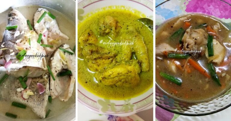 Menu Berpantang Untuk Mama, Semuanya Sedap-sedap Belaka