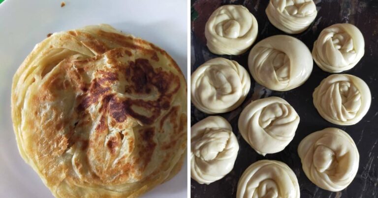 Resipi Roti Canai Homemade, Boleh Buat Sarapan & Minum Petang Untuk Anak-anak 