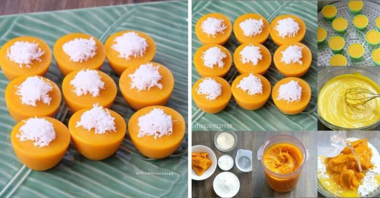 Kuih Lompang Labu, Warna Kuning Keemasan Pikat Selera Anak Nak Makan