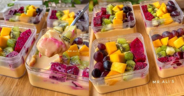 Pancing Selera Anak Dengan Puding Buah Kuah Kastard Ni, Menu Simple & Rasanya Ramai Suka!