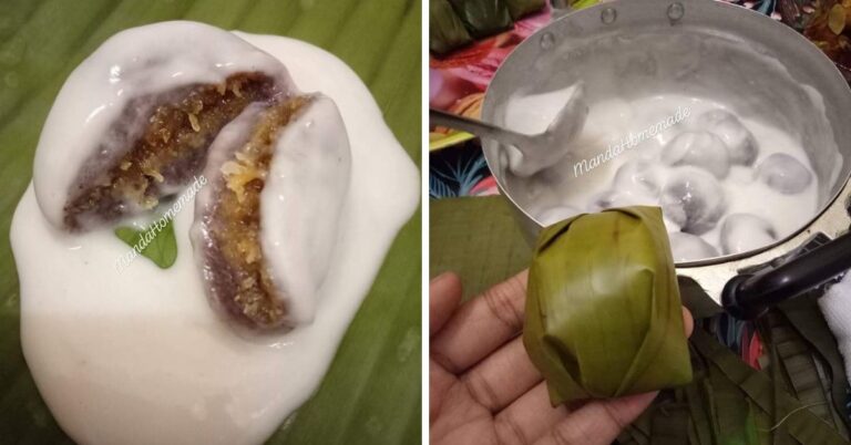 Resipi Kuih Koci Leleh Pulut Hitam, Terasa-rasa Lemak Santan & Manis Gula Melaka