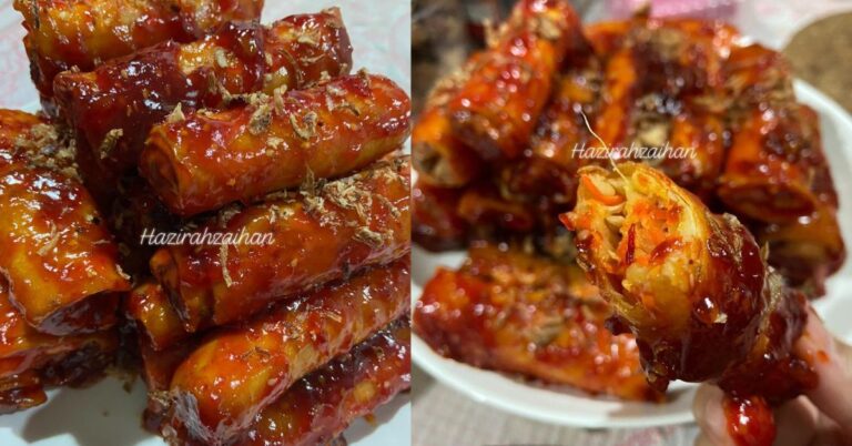 Popia Sira Sambal Manis, Nak Pastikan Rangup & Sedap Begini Cara Buatnya!