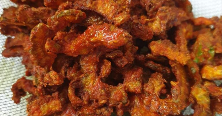 Peria Goreng Crispy Ala Kedai Mamak, Rangup ‘Krup Krap’ Bila Makan