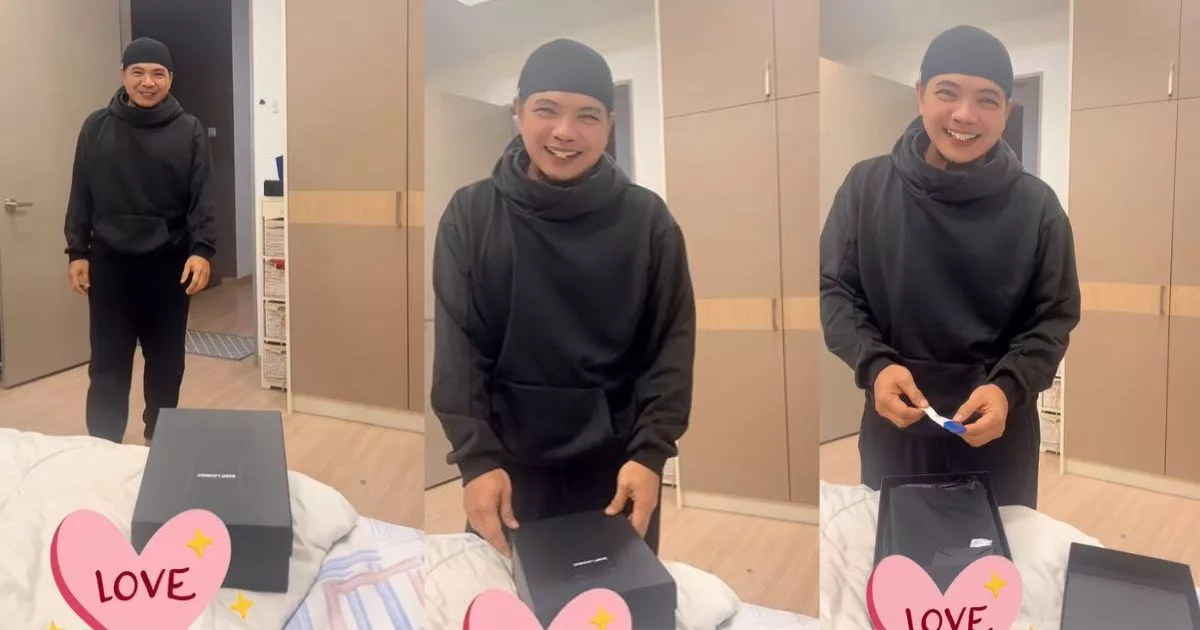 "Sabar Layak Diberi Hadiah Dari Syurga." Nilam Ortiz Kongsi Momen Buat Kejutan Hamil Pada Azlan