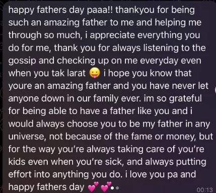 “I Love You Paa” Ucapan Ringkas Anak Sulung, Dr Sheikh Muszaphar Terharu!