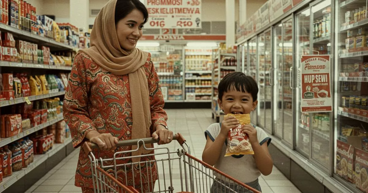 “Jangan Normalisasikan” – Wanita Tegur Ibu Beri Anak Makanan Belum Dibayar