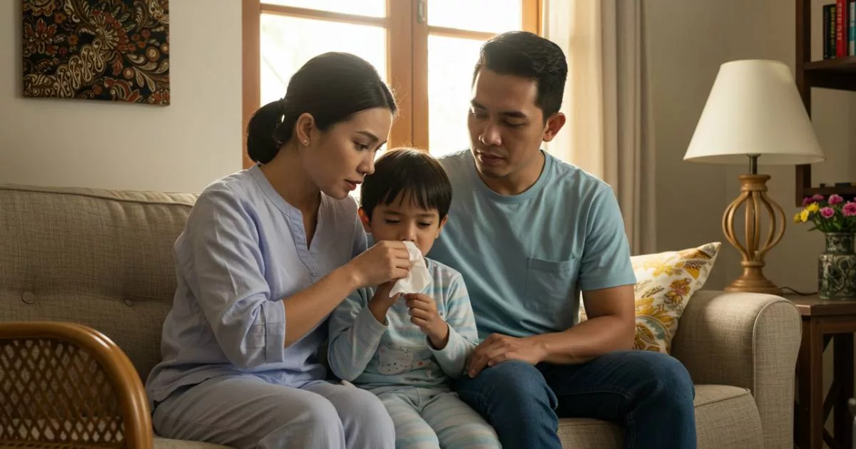 Anak Batuk Berkahak Tapi Tak Reti Buang, Ini Mama Papa Boleh Bantu!
