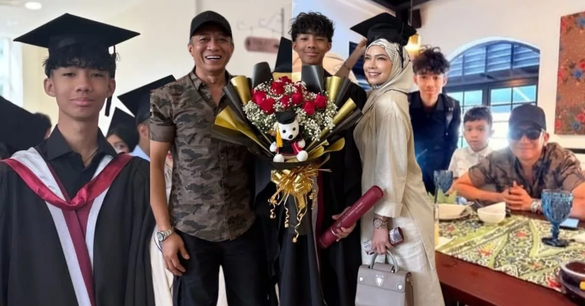 Anak Sulung Tamat Pengajian Di Kolej Tuanku Ja’afar, Nora Danish Dan Bekas Suami Hadir Majlis Graduasi