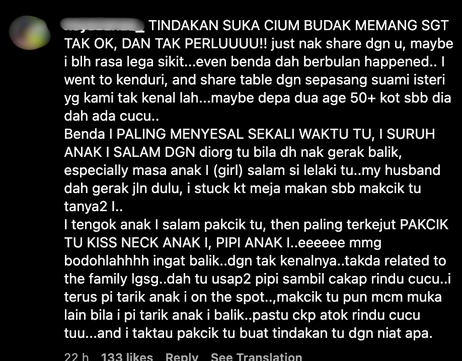 “Pakcik Cakap Kena Kiss Dia” – Kenapa Ibu Bapa Tak Boleh Lagi Anggap Semua Dewasa Itu Selamat Buat Anak Kita