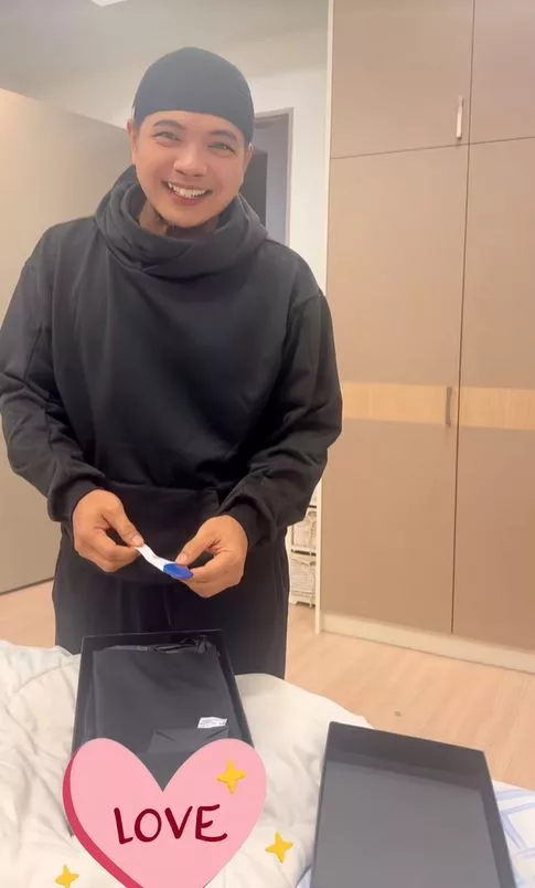 “Sabar Layak Diberi Hadiah Dari Syurga.” Nilam Ortiz Kongsi Momen Buat Kejutan Hamil Pada Azlan