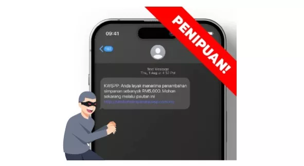 Habis Ratusan Ribu Duit Saraan Keluarga, KWSP Dedah 3 Jenis Penipuan Online
