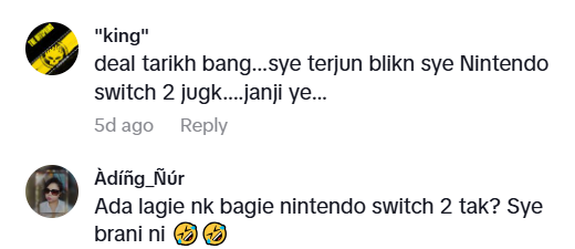 Hairul Azreen ‘Umpan’ Anak Dengan Nintendo Switch 2, Terus Berani Terjun!