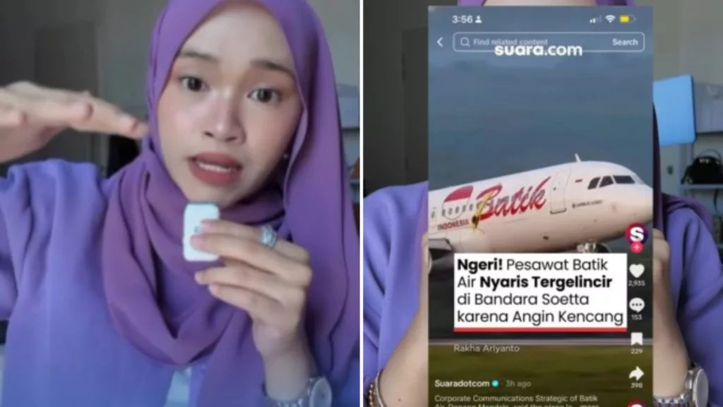 “Kalau Nak Tarik, Tolonglah Lepas Anak Besar…” Ngeri Ibu Ini Kongsi Detik Cemas Dalam Kapal Terbang Batik Air