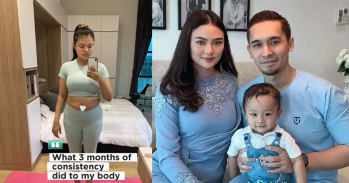 Isteri Nazrief Nazri Hilang 35kg Tanpa Jalan Pintas, Ambil Masa 3 Tahun Selepas Bersalin