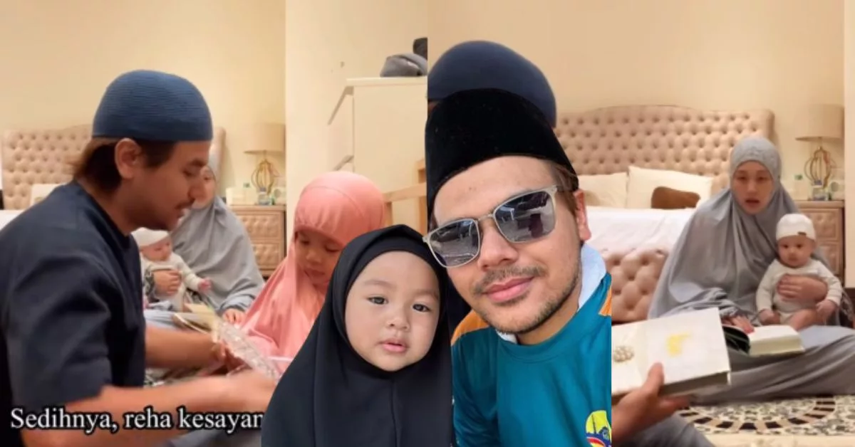 Ryzal Ibrahim & Maryam Dipuji Didik Anak Mengaji, Akui Terlepas Pandang Isu Letak Al-Quran