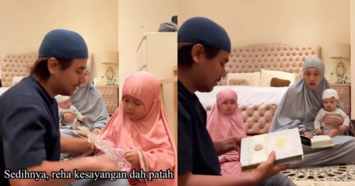 Ryzal Ibrahim & Maryam Dipuji Didik Anak Mengaji, Akui Terlepas Pandang Isu Letak Al-Quran