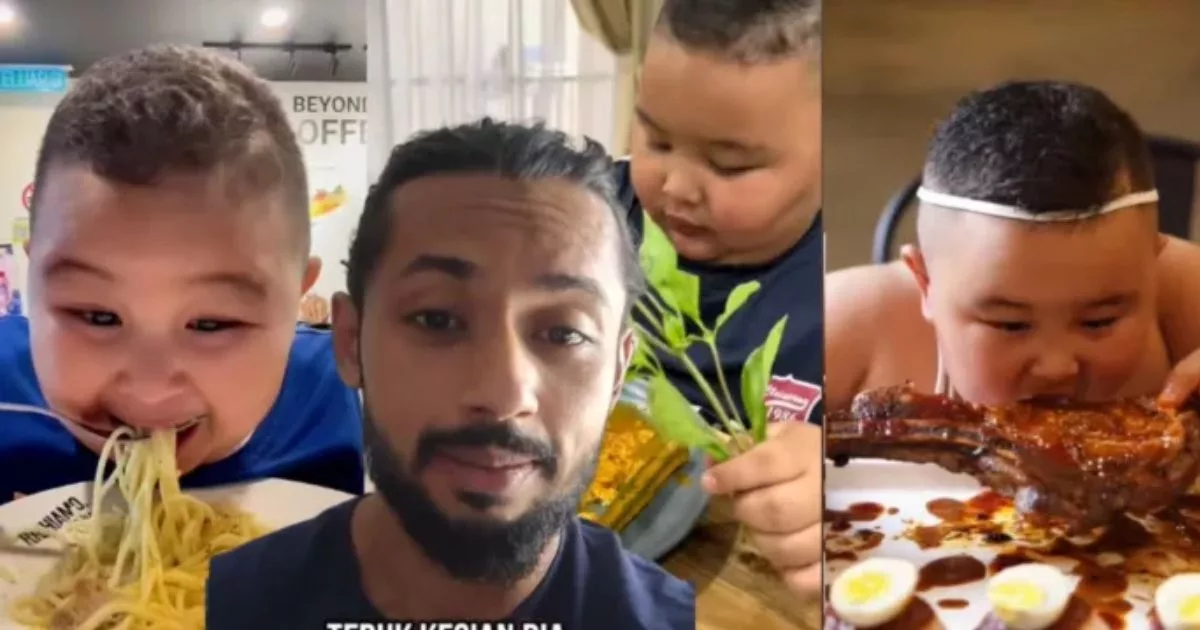 ‘Badannya Begitu Sebab Minum Susu…’ – Bapa Abang Aji Jelas Isu Video Makan Hanya Konten