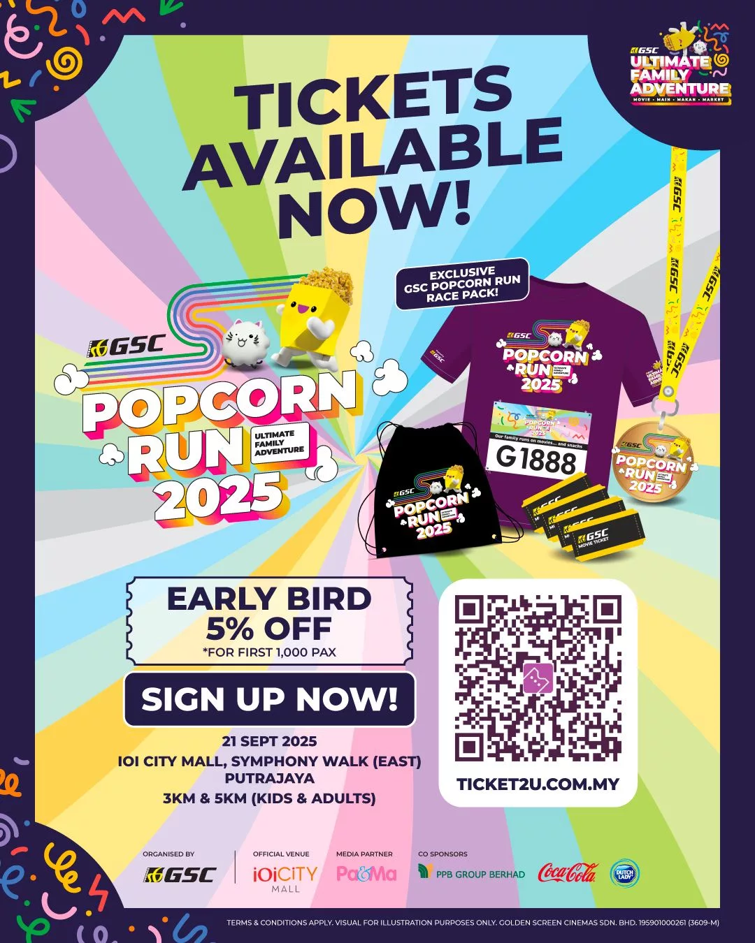 Popcorn, Larian & Gelak Tawa, Nantikan Aktiviti Famili Paling Happening Bulan September Ini!