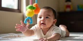Bayi Dah Pandai Gapai Mainan, Tanda Perkembangan Positif!