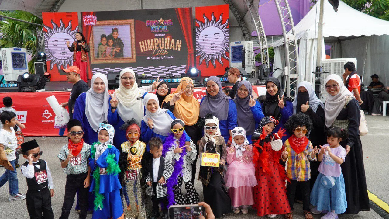 Meriah Dan Penuh Nostalgia! Himpunan Cilik Ala Saloma & P. Ramlee Di Karnival Siang Malam Karangkraf