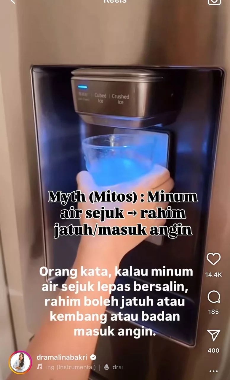 “Minum Air Sejuk Lepas Bersalin Tak Buat Rahim Jatuh!” – Dr Amalina Tampil Betulkan Mitos