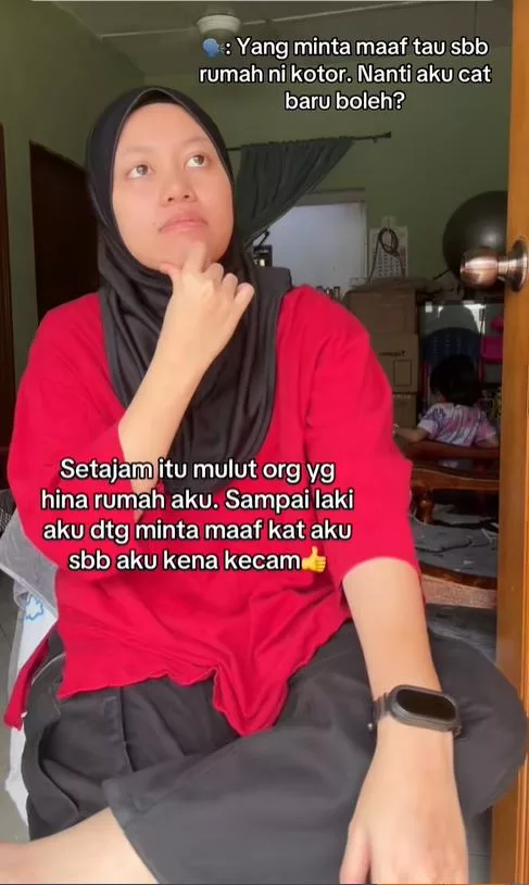 “Tolong Jangan Hina Rumah Saya.” Wanita Sedih Suami Minta Maaf Rumah Dikutuk Berkulat & Tak Estetik