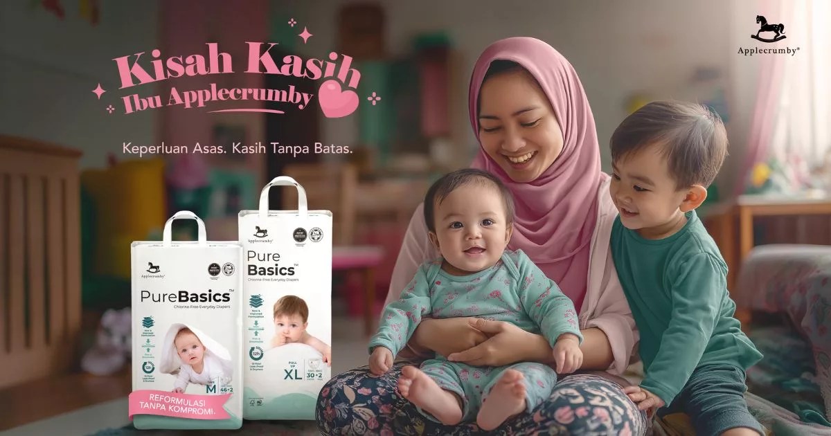 Applecrumby® Buktikan Lampin Premium Pun Boleh Mesra Dompet & Selamat  Untuk Si Manja!