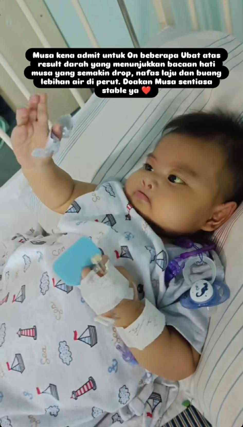 Derita Biliary Atresia, Bayi 7 Bulan Umair Musa Perlukan RM100,000 Lagi Untuk Pembedahan Hati