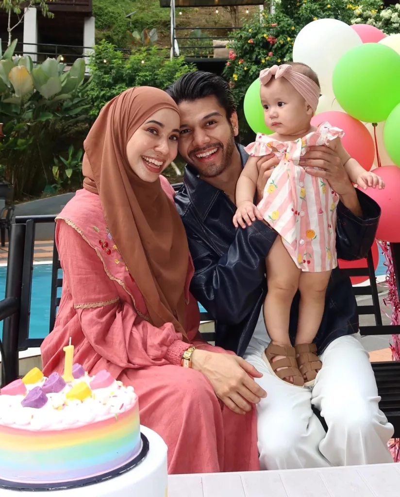 “Kekasih Hati Baba & Umi” Hana Ismail & Suami Raikan Ulang Tahun Pertama Anak, Makin Comel!