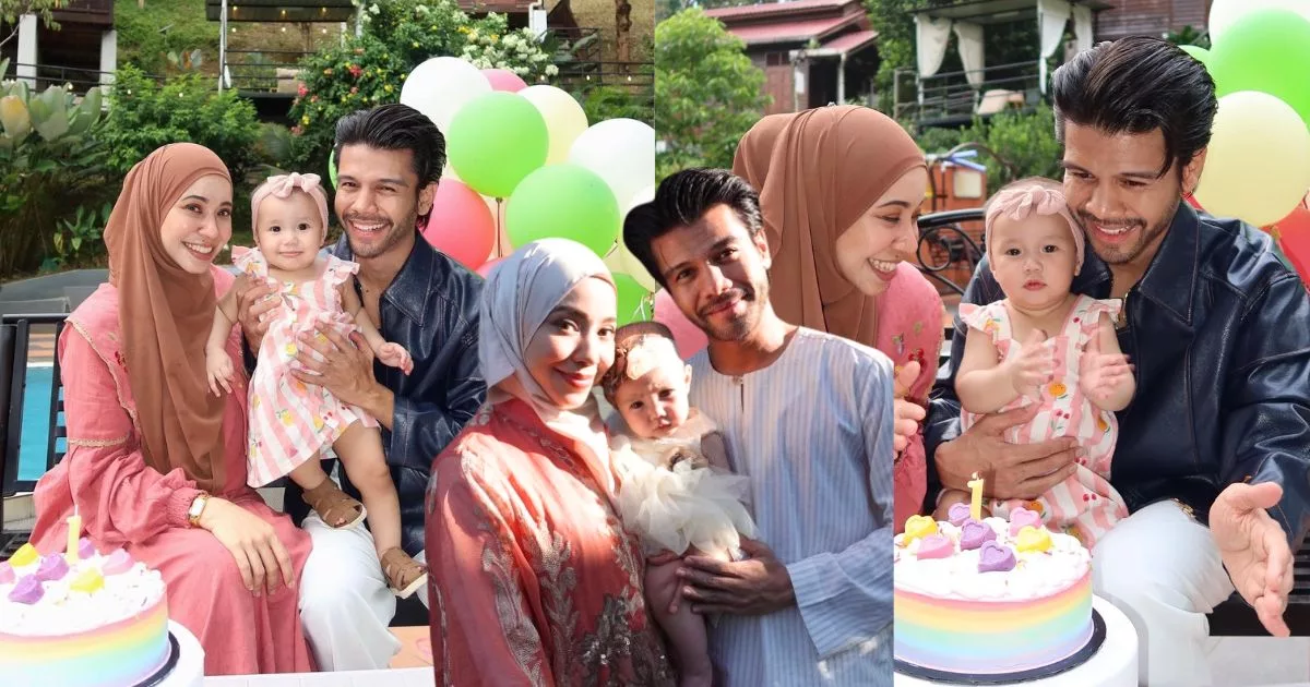 "Kekasih Hati Baba & Umi" Hana Ismail & Suami Raikan Ulang Tahun Pertama Anak, Makin Comel!