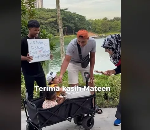 “Kegembiraan Tak Perlu Barang Mahal” – Ibu Bapa Ini Sambut Hari Jadi Anak Dengan Berkongsi Ais Krim Malaysia