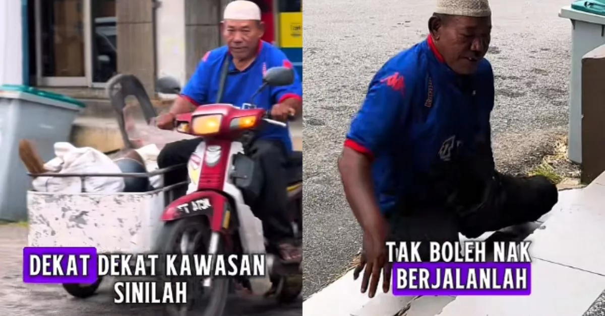 “Sayalah Mak Dan Sayalah Bapa”, Bapa OKU Fizikal Kerja Jahit Kasut Demi Sara 3 Anak