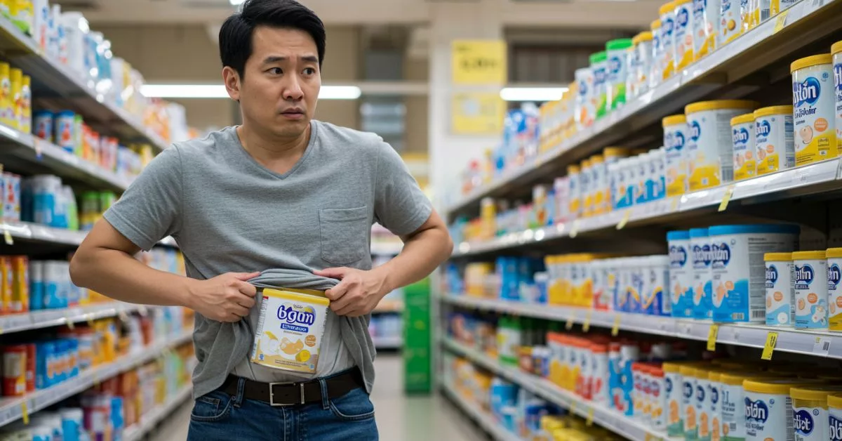 Sindiket Curi Susu Formula Sorok Celah Kelangkang, Ibu Bapa Wajib Berwaspada!