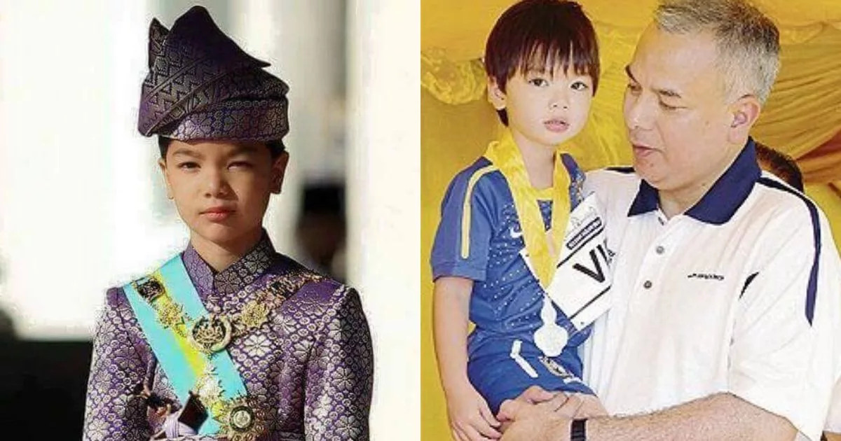 Anakanda Sultan Perak, Raja Azlan Muzaffar Shah Curi Tumpuan Dengan Wajah Tampan