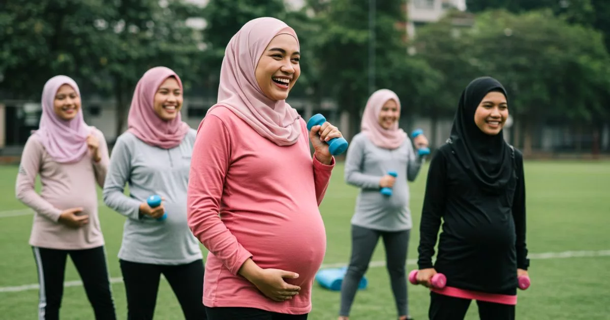 Rupanya Kalau Lasak Masa Hamil, Baby Akan ‘Copy Paste’ Tenaga Mak Dia. Patutlah Aktif Je!