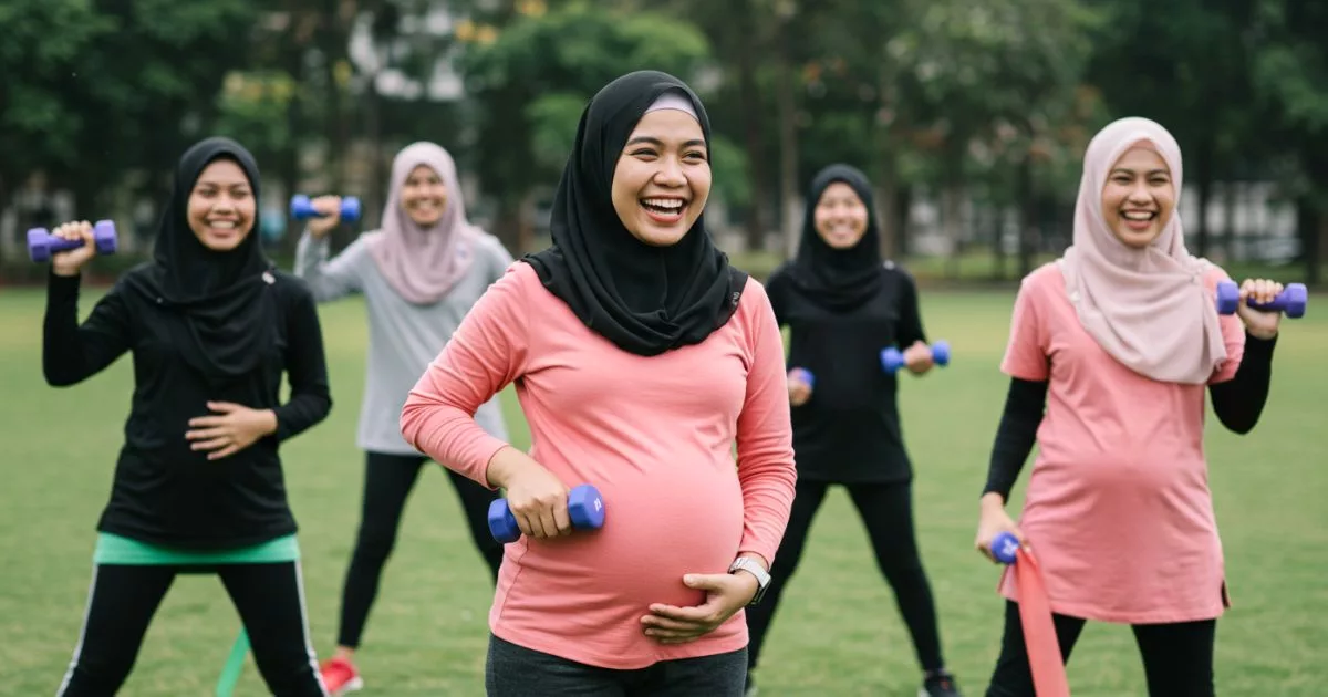 Rupanya Kalau Lasak Masa Hamil, Baby Akan 'Copy Paste' Tenaga Mak Dia. Patutlah Aktif Je!