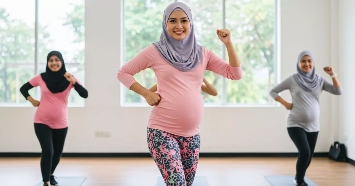 Rupanya Kalau Lasak Masa Hamil, Baby Akan ‘Copy Paste’ Tenaga Mak Dia. Patutlah Aktif Je!