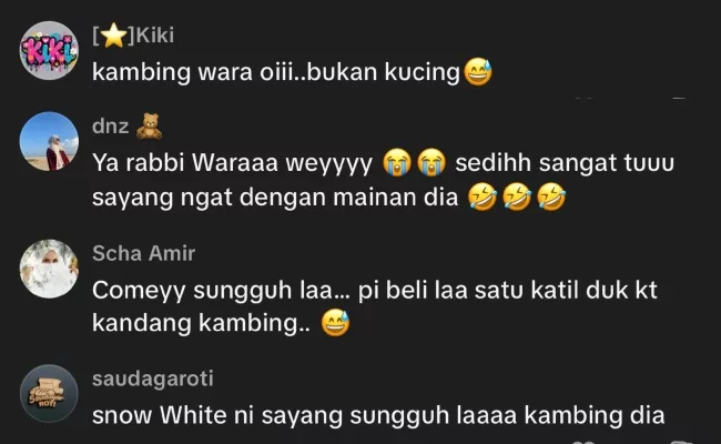 "Nak Bawa Tidur Pulak" Anak Mua Bellaz Menangis Nak Tidur Dengan Kambing, Gelagat Lucu Tarik Perhatian Wargamaya! 10 “Nak Bawa Tidur Pulak” Anak Mua Bellaz Menangis Nak Tidur Dengan Kambing, Gelagat Lucu Tarik Perhatian Wargamaya!