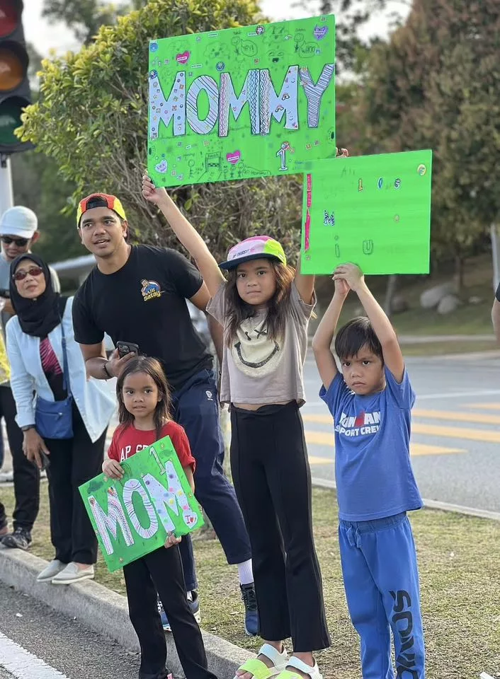 “Well Done, My Love” Hamil 4 Bulan, Alif Satar Kagum Semangat Isteri Berjaya Tamatkan Larian 10km!