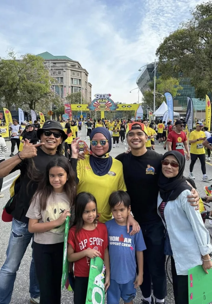 “Well Done, My Love” Hamil 4 Bulan, Alif Satar Kagum Semangat Isteri Berjaya Tamatkan Larian 10km!