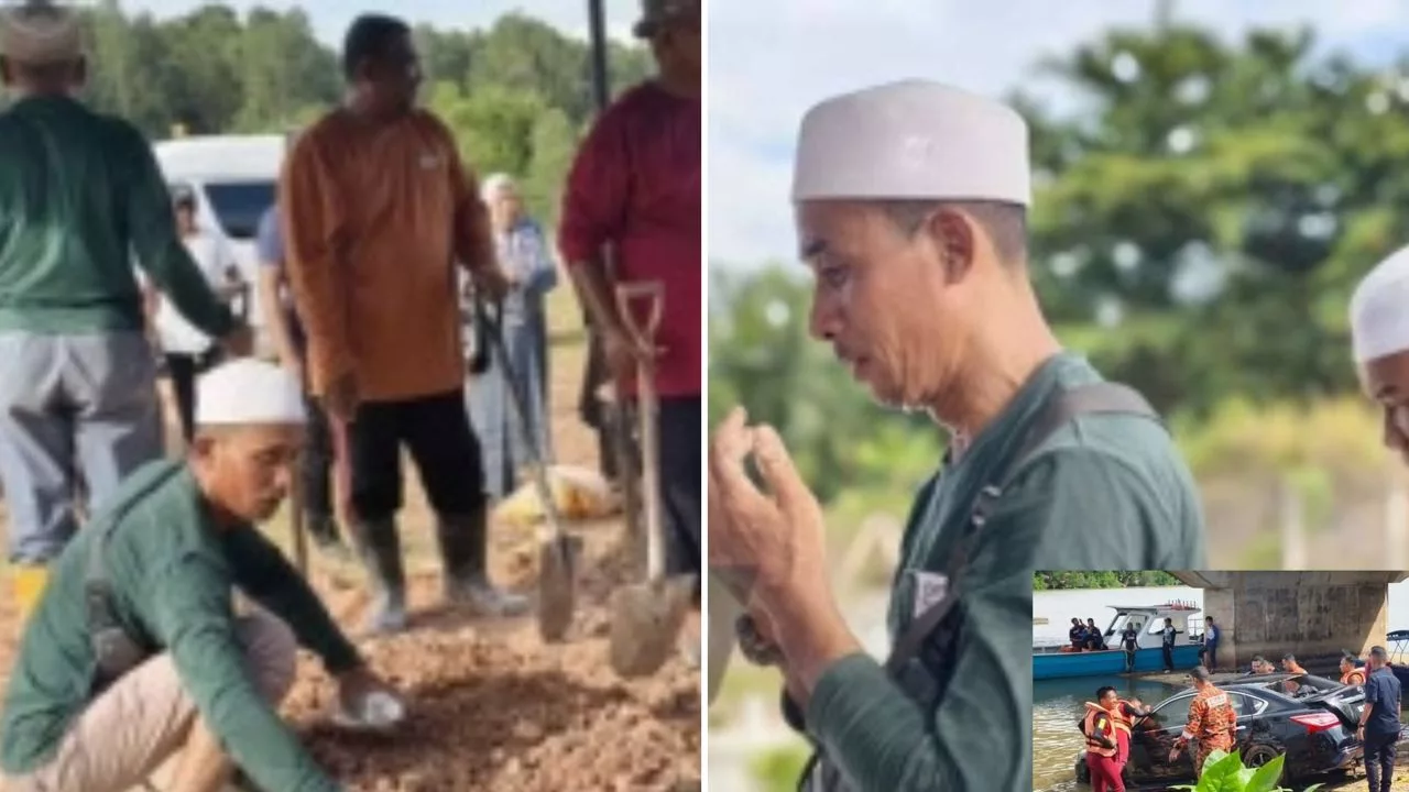 “Pakcik Minta Maaf…” Tragedi Sungai Linggi, Pusara Dua Beradik Undang Hiba