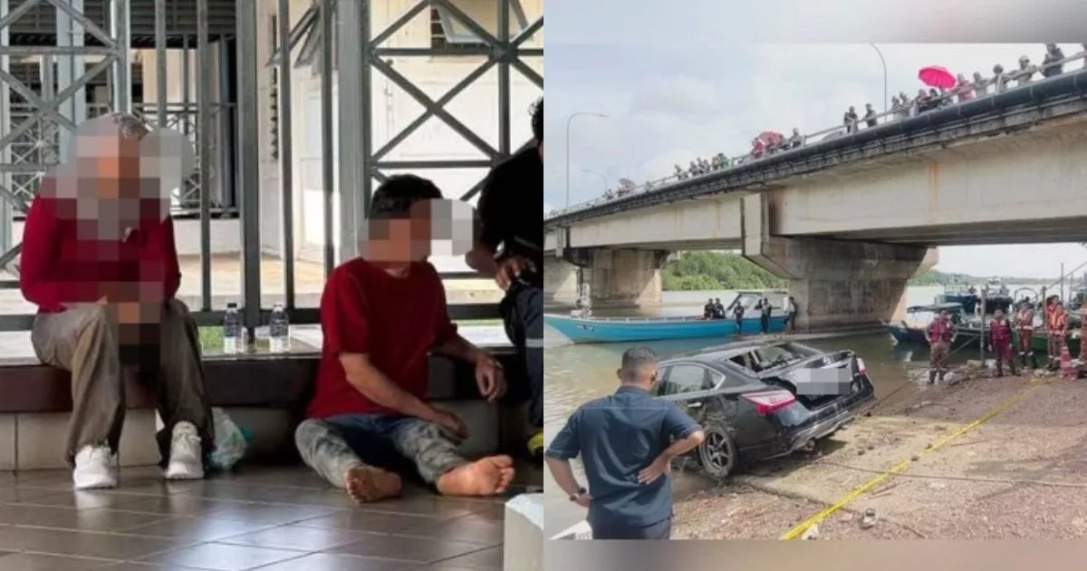 Dua Beradik Lemas, Bapa & Teman Di Tahan Untuk Siasatan, Keterangan Meragukan!