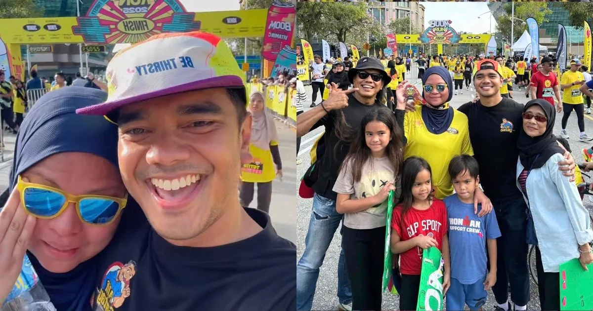 "Well Done, My Love" Hamil 4 Bulan, Alif Satar Kagum Semangat Isteri Berjaya Tamatkan Larian 10km!