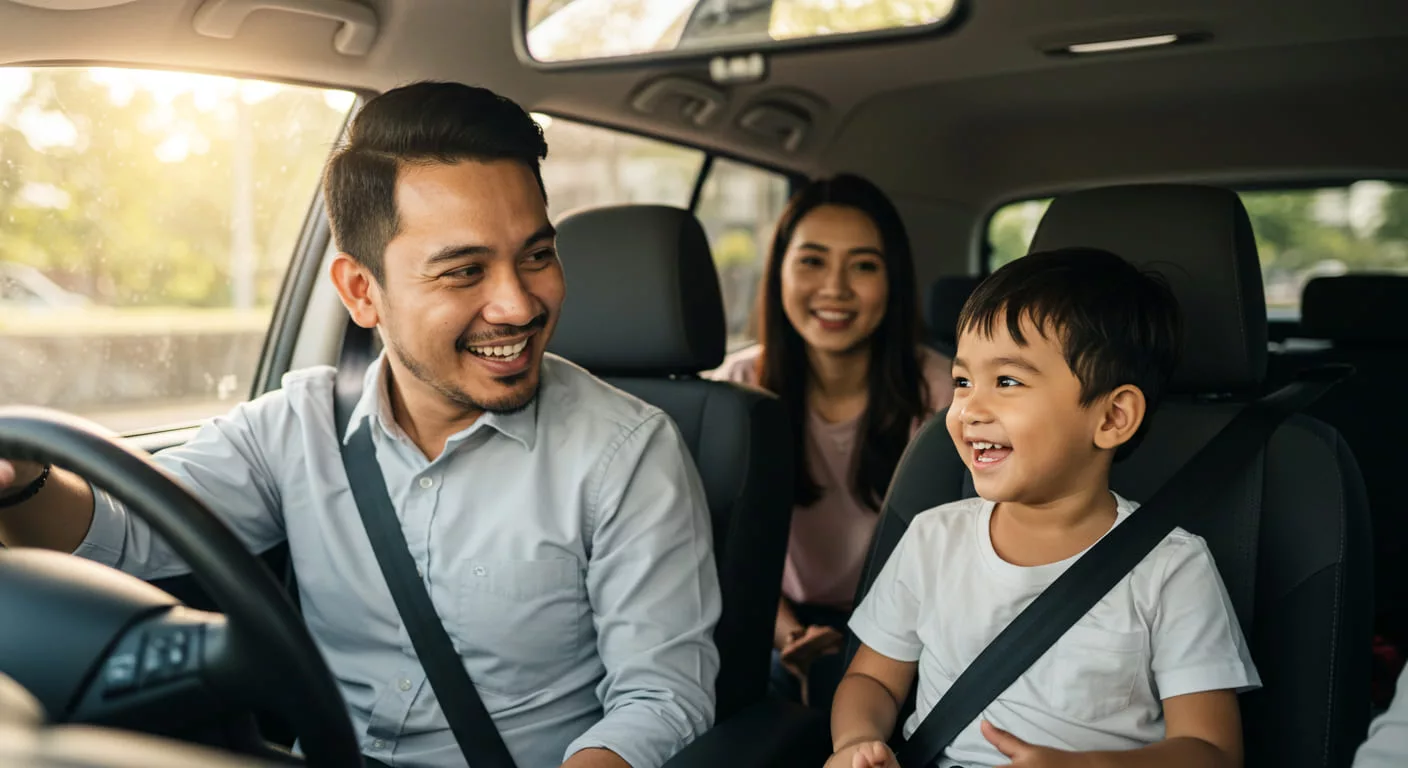 Satu Klik Selamatkan Nyawa, Didik Anak Pakai Tali Pinggang Keledar Sejak Kecil
